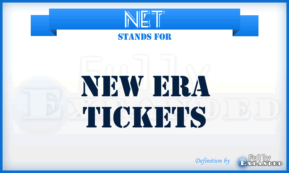 NET - New Era Tickets