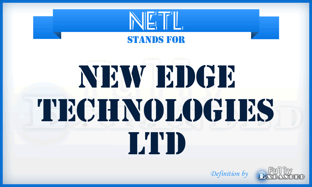 NETL - New Edge Technologies Ltd