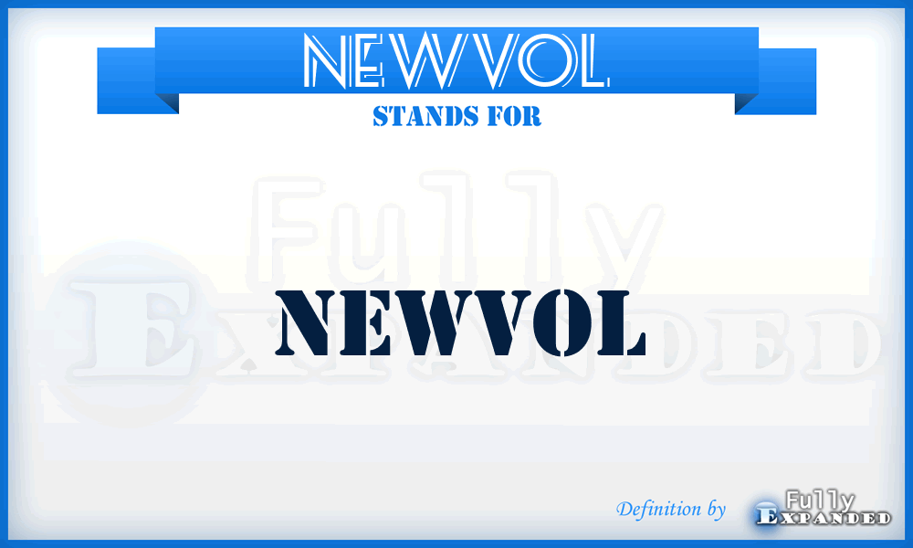 NEWVOL - NEWVOL