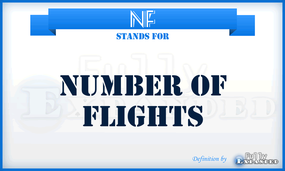 NF - Number Of Flights