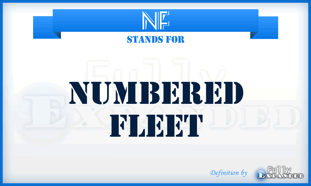 NF - Numbered Fleet