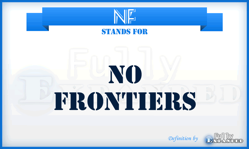 NF - No Frontiers