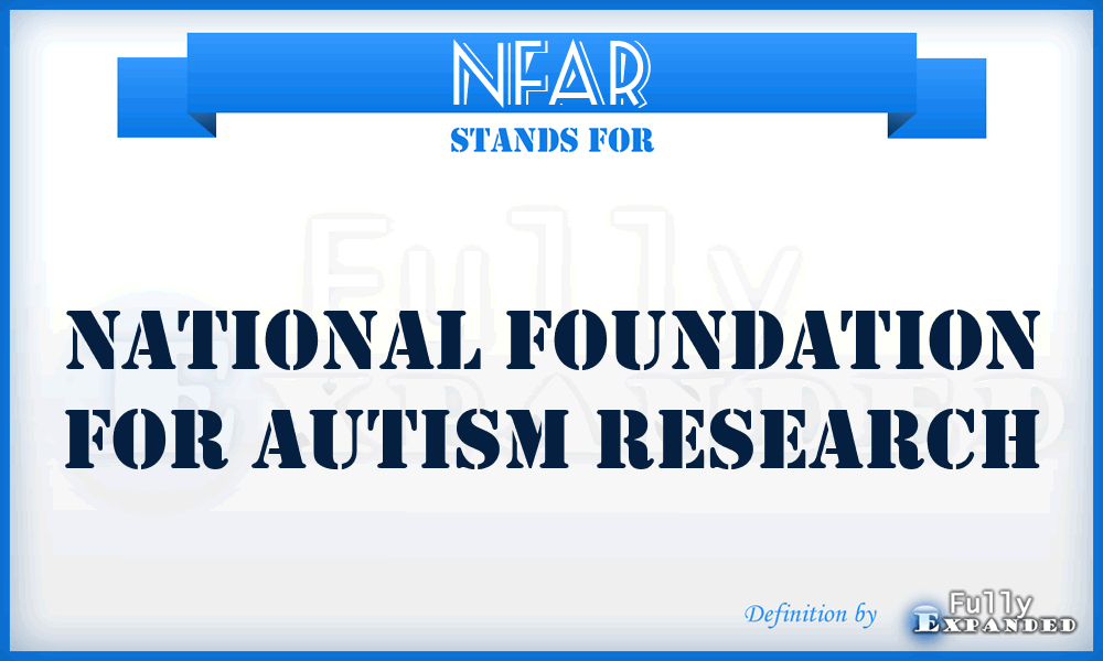 NFAR - National Foundation for Autism Research