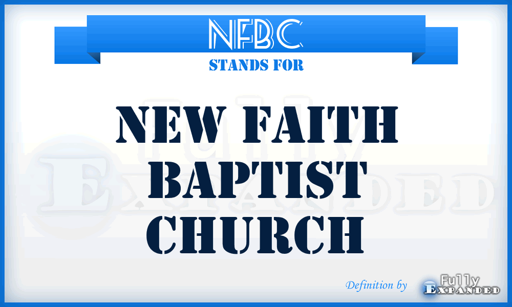 NFBC - New Faith Baptist Church