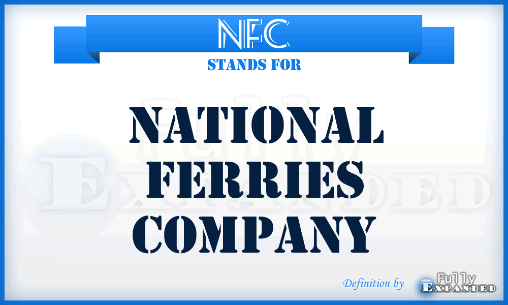 NFC - National Ferries Company
