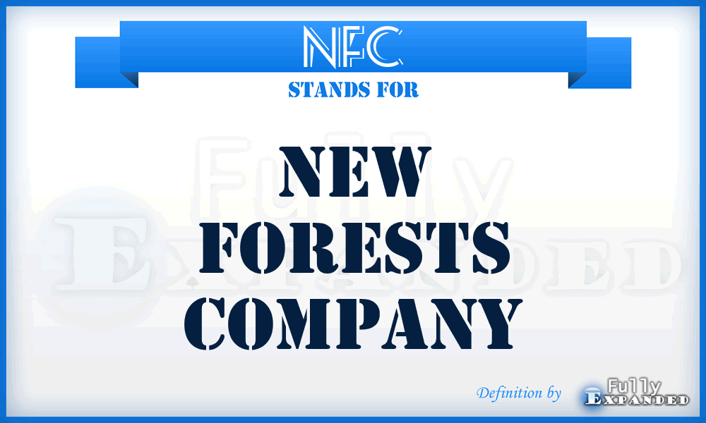 NFC - New Forests Company