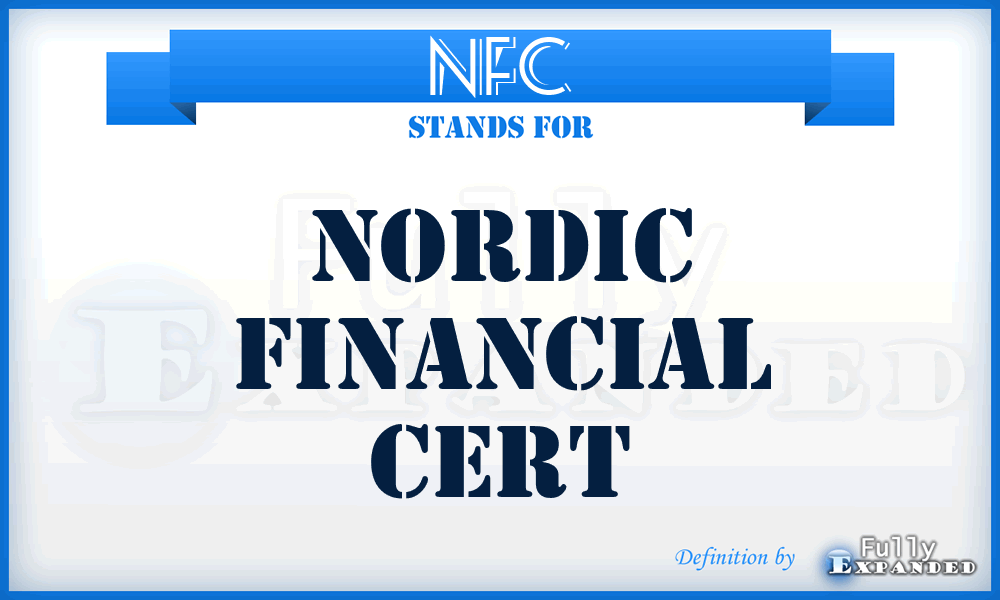 NFC - Nordic Financial Cert