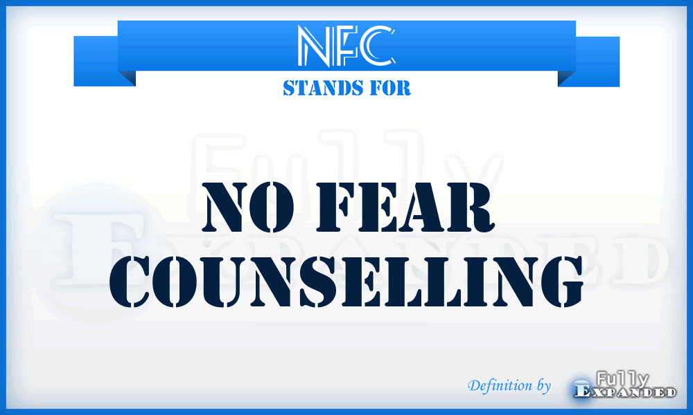 NFC - No Fear Counselling