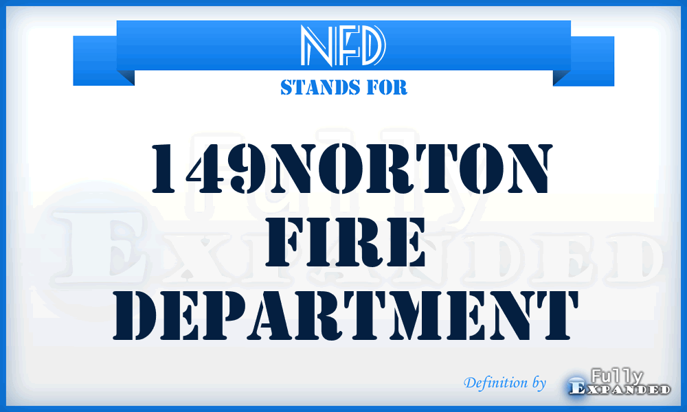 NFD - 149Norton Fire Department