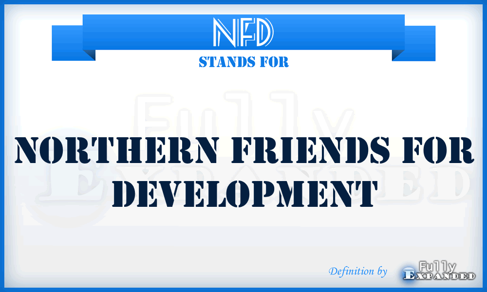 NFD - Northern Friends for Development