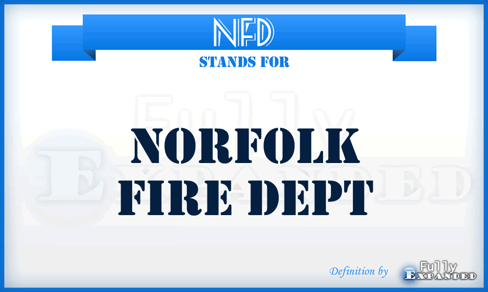 NFD - Norfolk Fire Dept