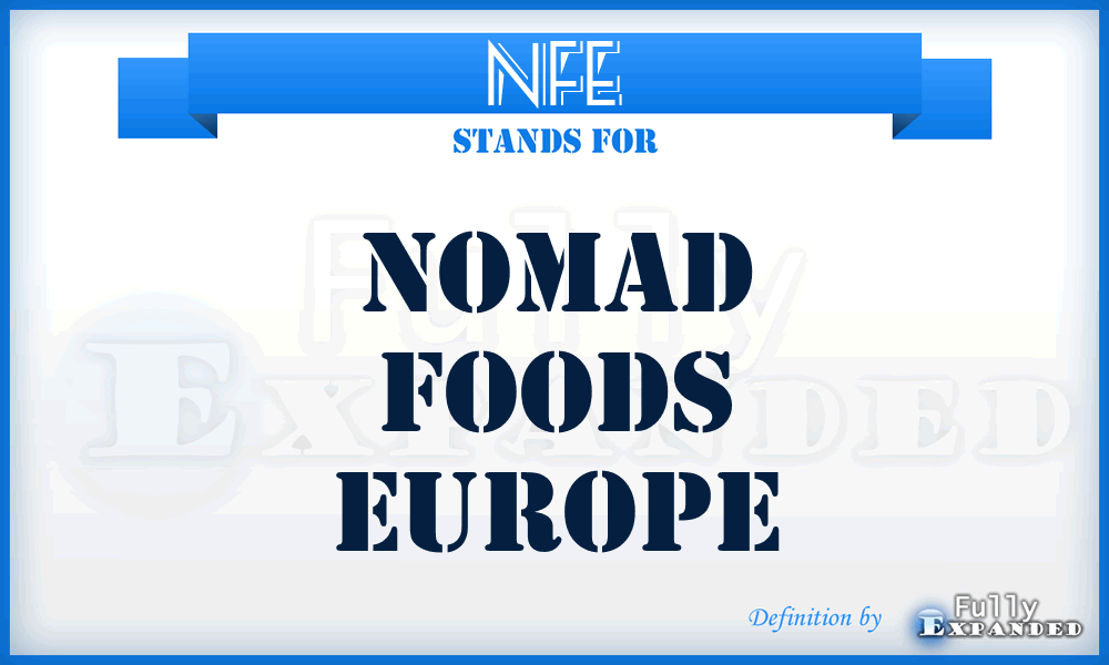 NFE - Nomad Foods Europe