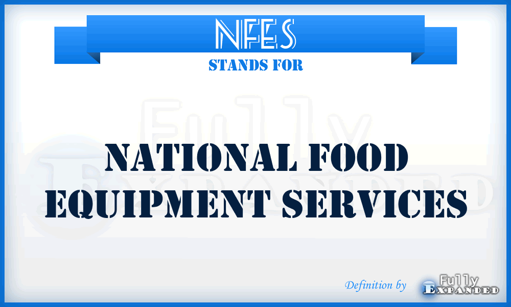 NFES - National Food Equipment Services