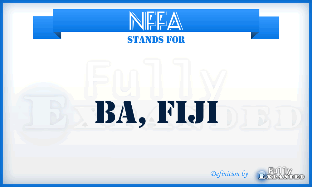 NFFA - Ba, Fiji