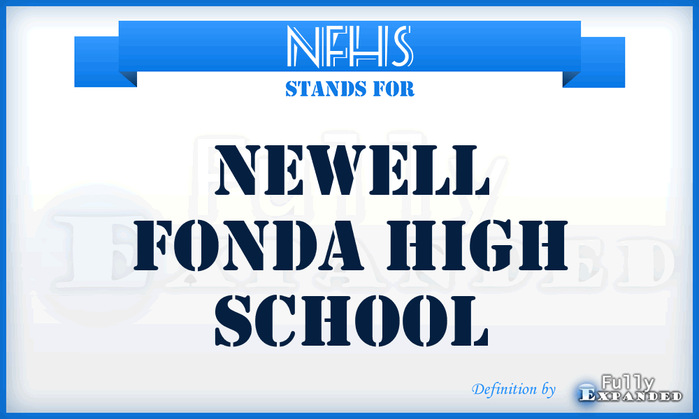 NFHS - Newell Fonda High School