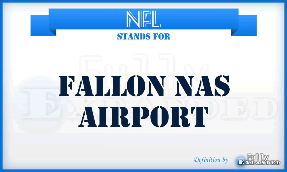 NFL - Fallon Nas airport