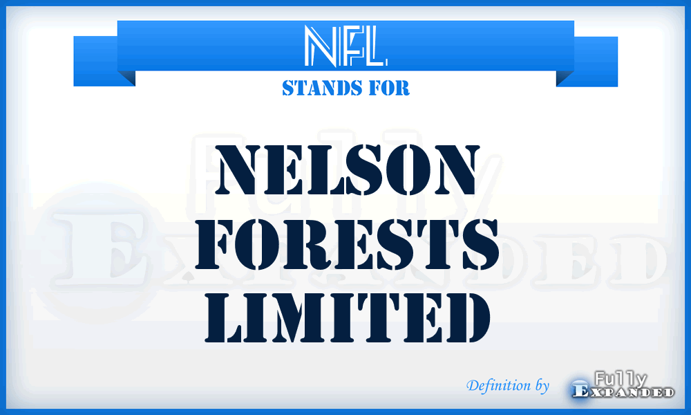 NFL - Nelson Forests Limited