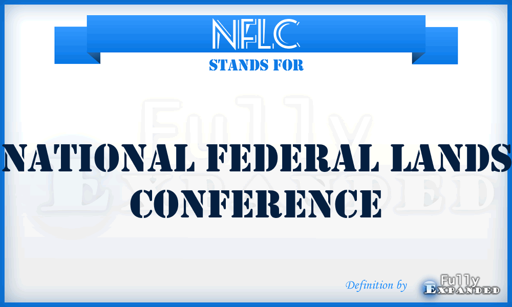 NFLC - National Federal Lands Conference
