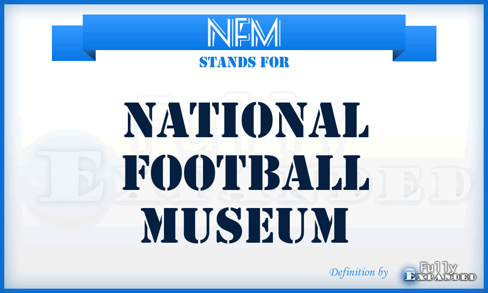 NFM - National Football Museum