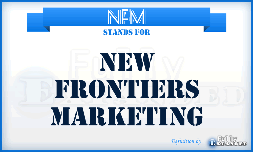 NFM - New Frontiers Marketing