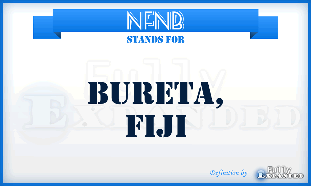 NFNB - Bureta, Fiji
