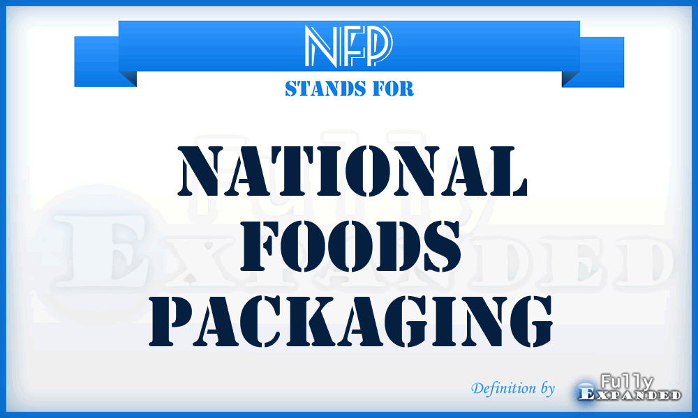 NFP - National Foods Packaging