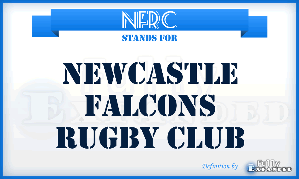NFRC - Newcastle Falcons Rugby Club
