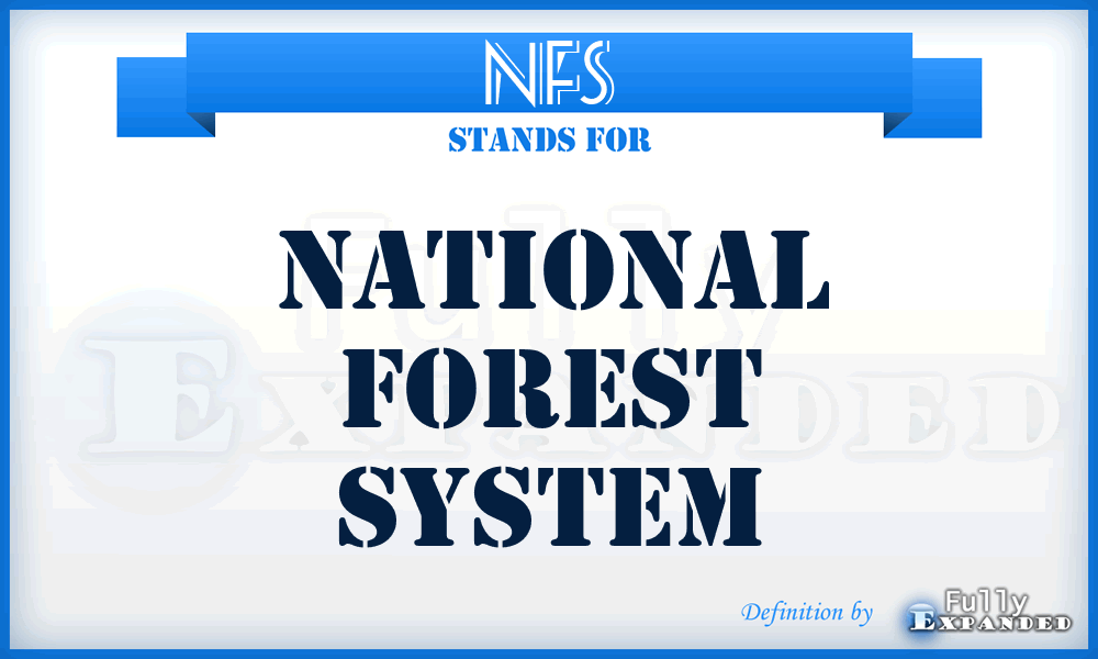 NFS - National Forest System
