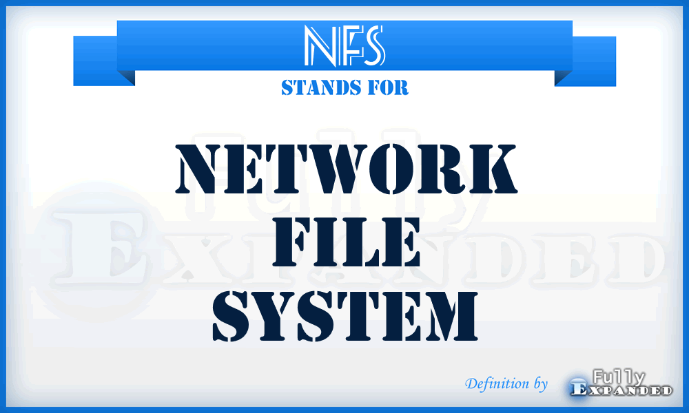 NFS - Network File System