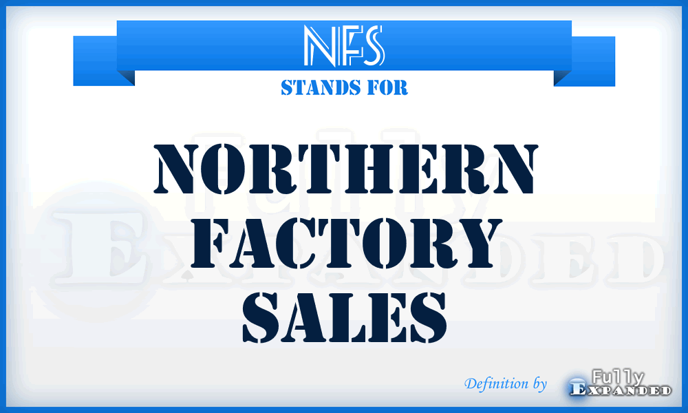 NFS - Northern Factory Sales