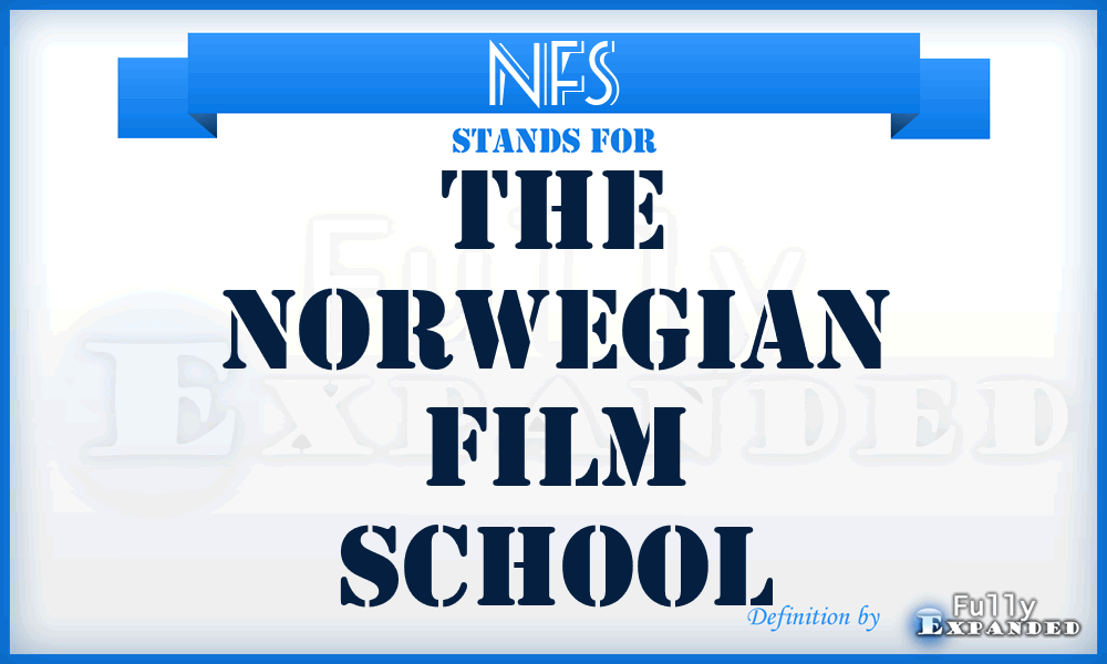 NFS - The Norwegian Film School