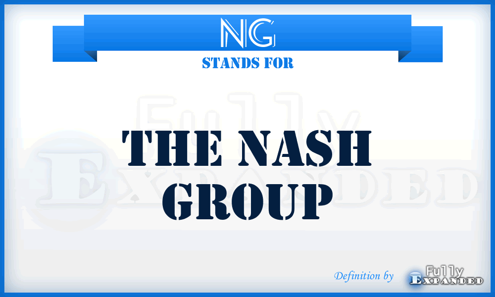 NG - The Nash Group