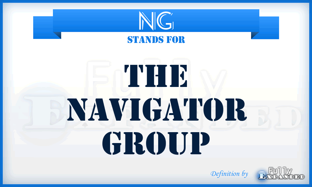 NG - The Navigator Group