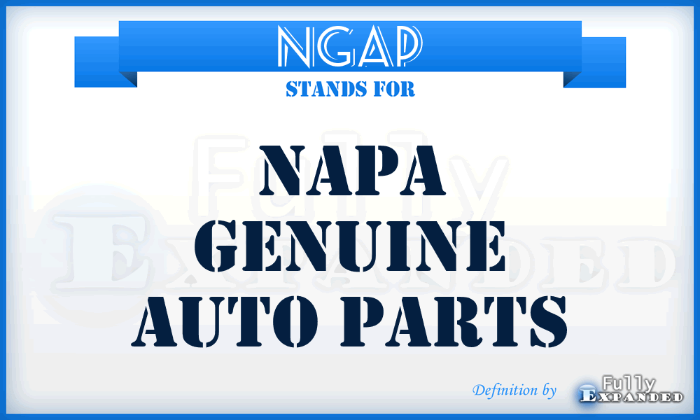 NGAP - Napa Genuine Auto Parts