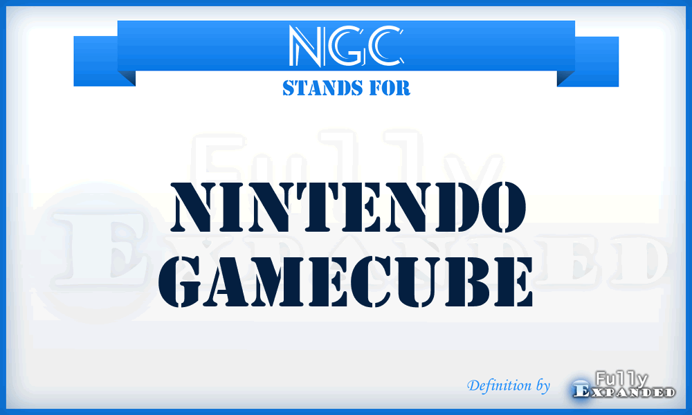 NGC - Nintendo GameCube