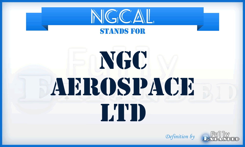 NGCAL - NGC Aerospace Ltd