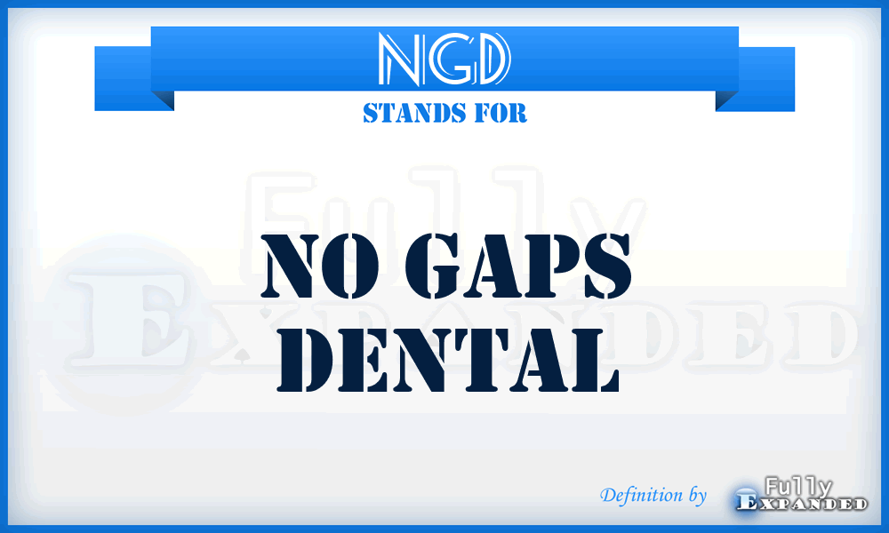 NGD - No Gaps Dental