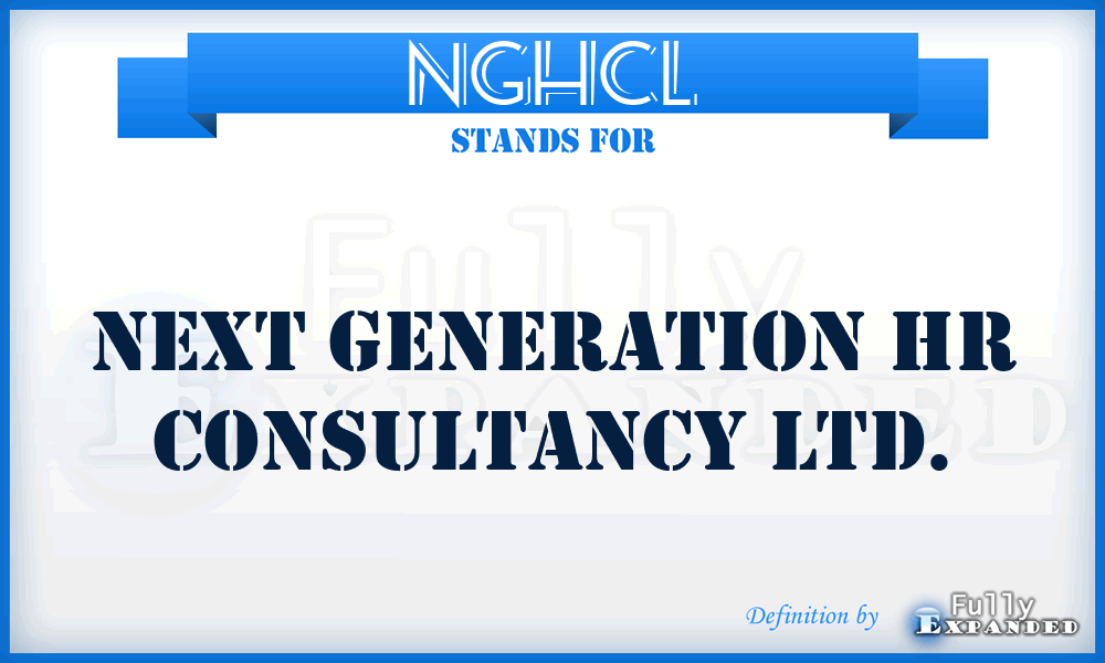 NGHCL - Next Generation Hr Consultancy Ltd.