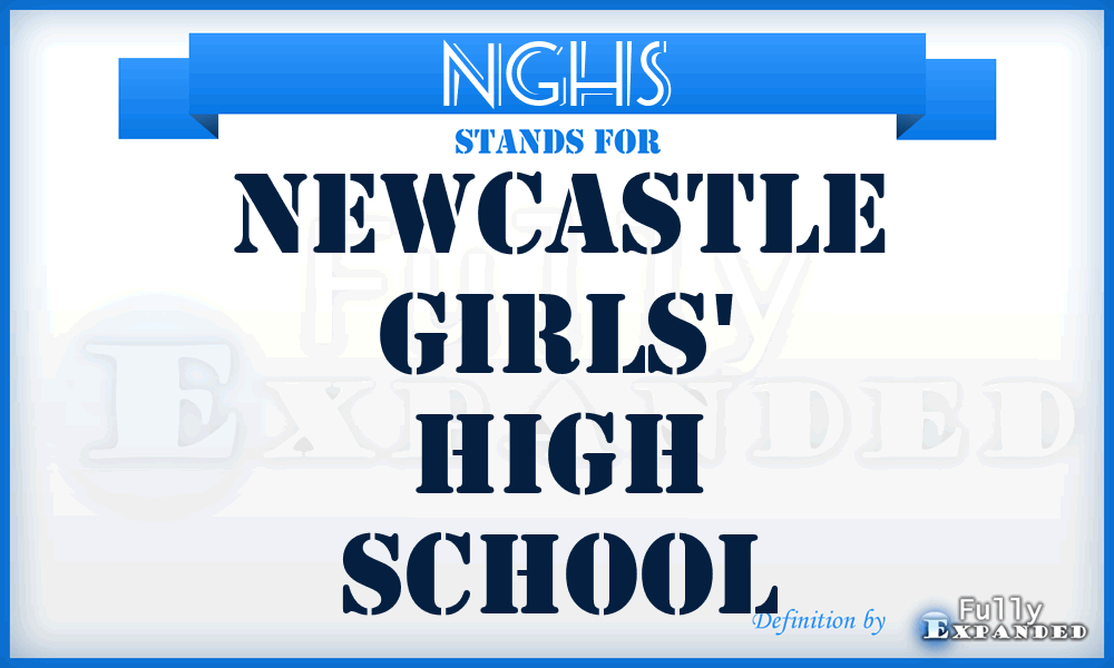 NGHS - Newcastle Girls' High School