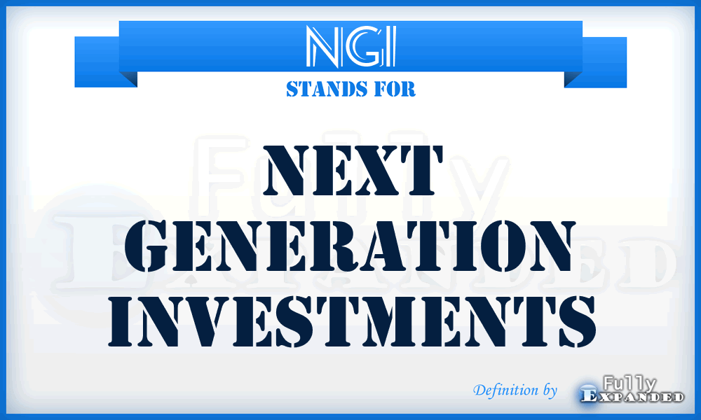 NGI - Next Generation Investments