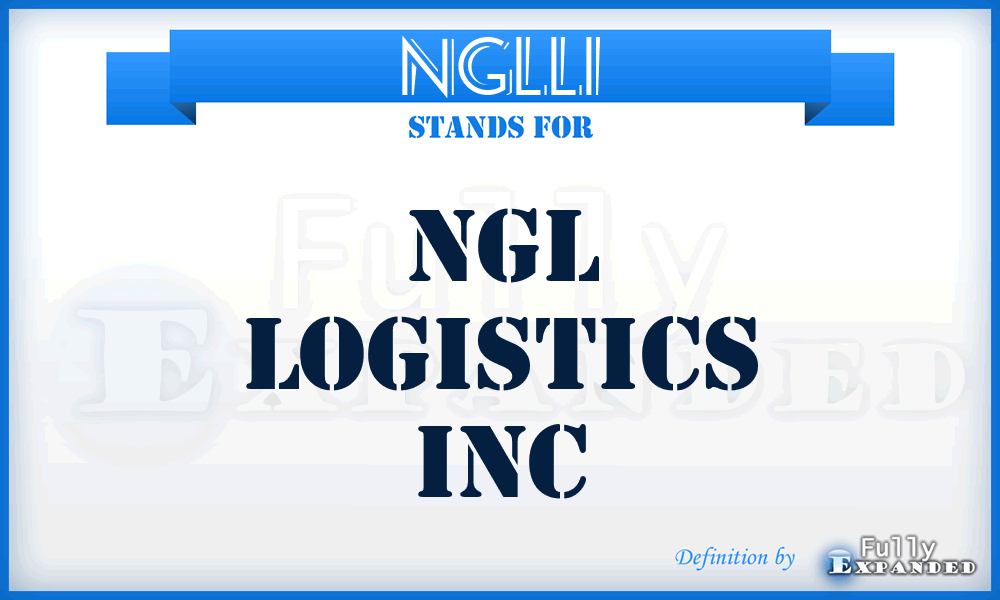 NGLLI - NGL Logistics Inc