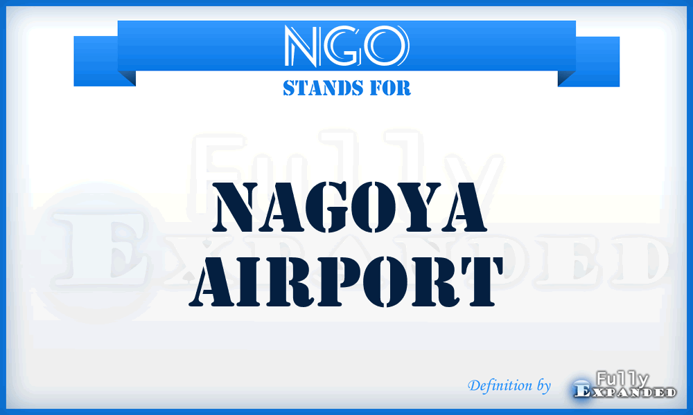 NGO - Nagoya airport