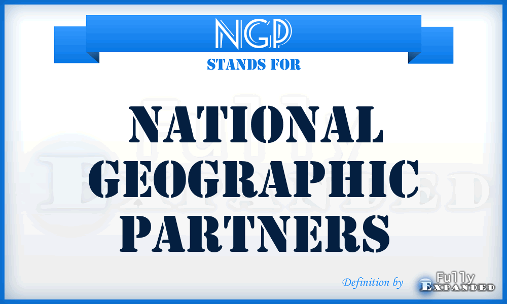 NGP - National Geographic Partners