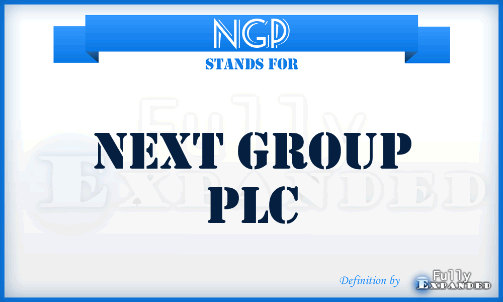 NGP - Next Group PLC