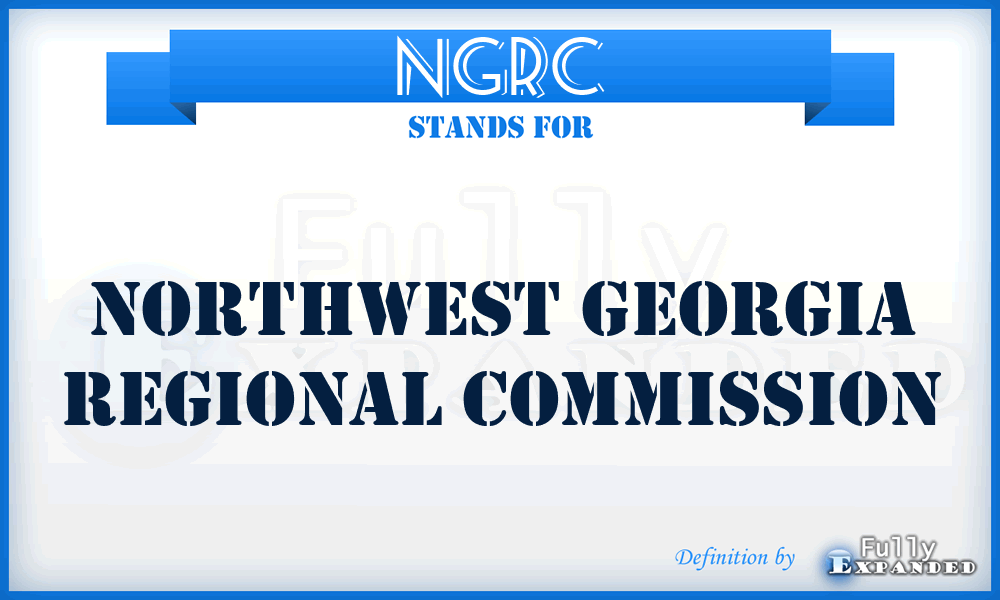 NGRC - Northwest Georgia Regional Commission