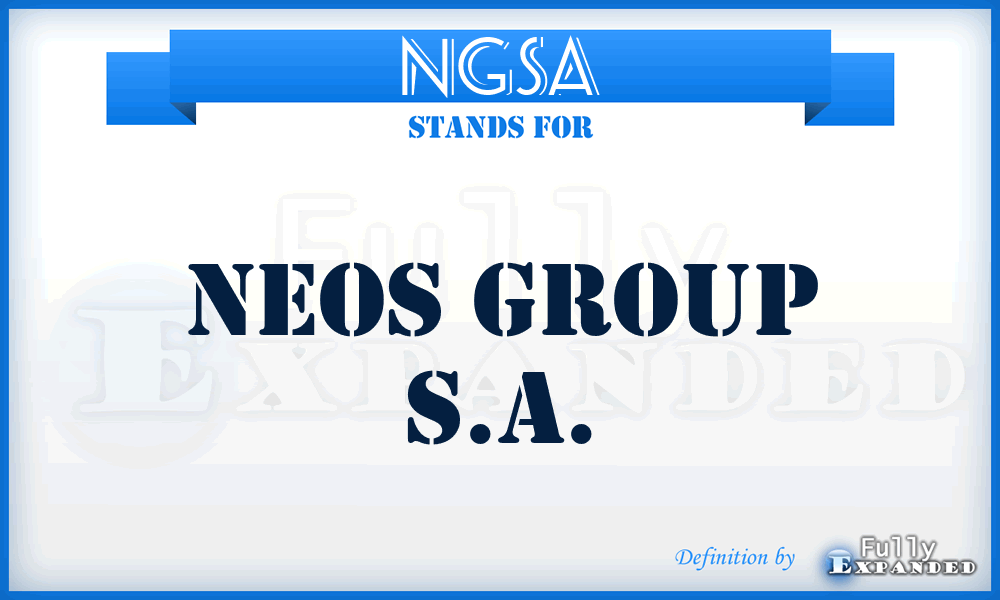 NGSA - Neos Group S.A.