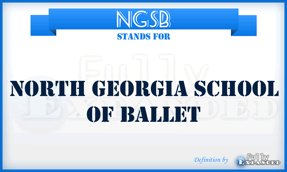 NGSB - North Georgia School of Ballet