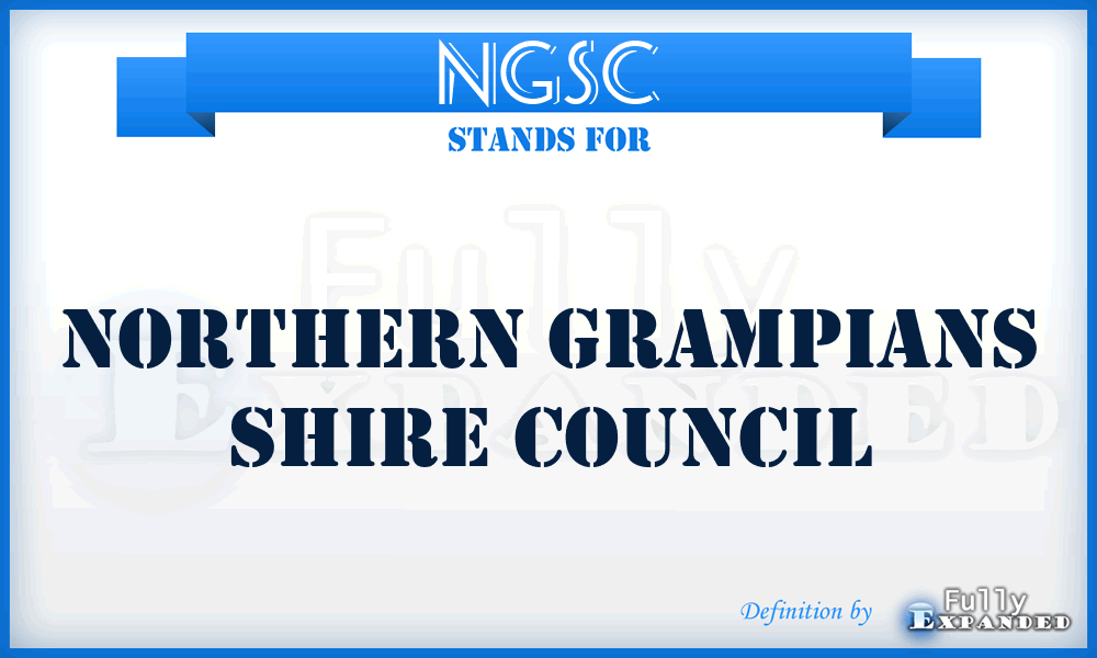 NGSC - Northern Grampians Shire Council