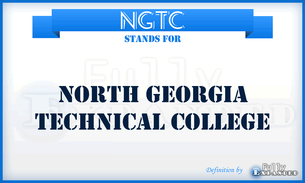 NGTC - North Georgia Technical College