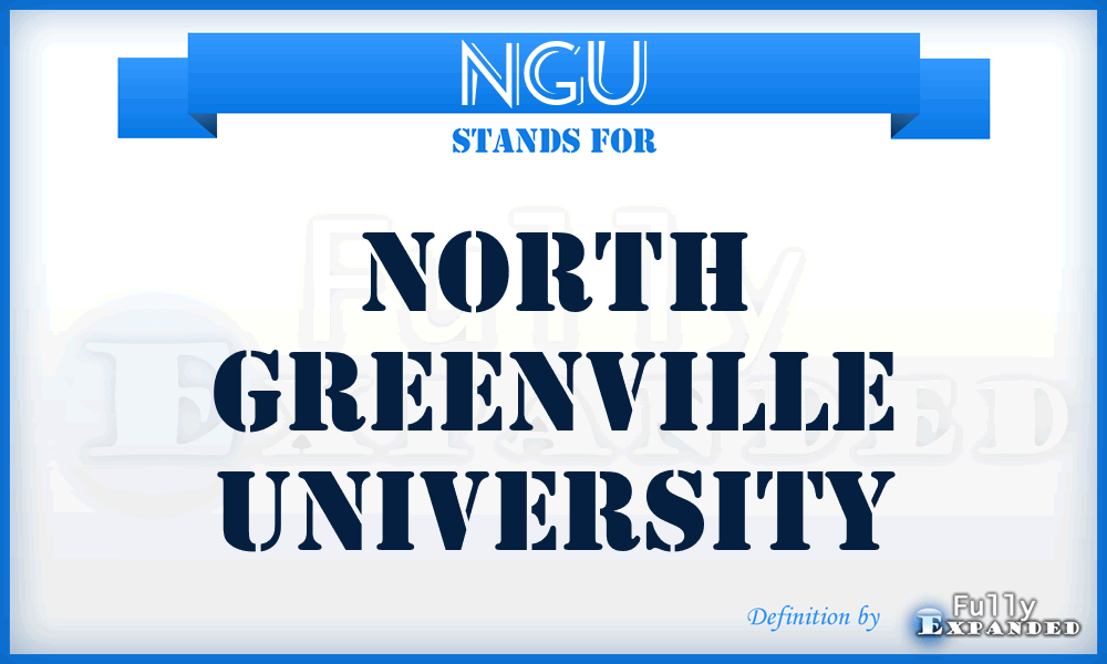 NGU - North Greenville University